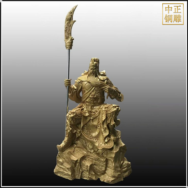 武財神關公雕像