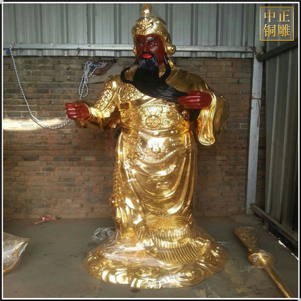 銅關(guān)公站像銅雕塑.jpg 銅關(guān)公站像銅雕塑.jpg